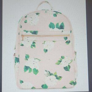 Ban.do White Floral and Pink Back Pack